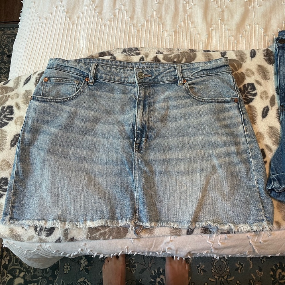 American Eagle Outfitters Blue denim Mini Skirt